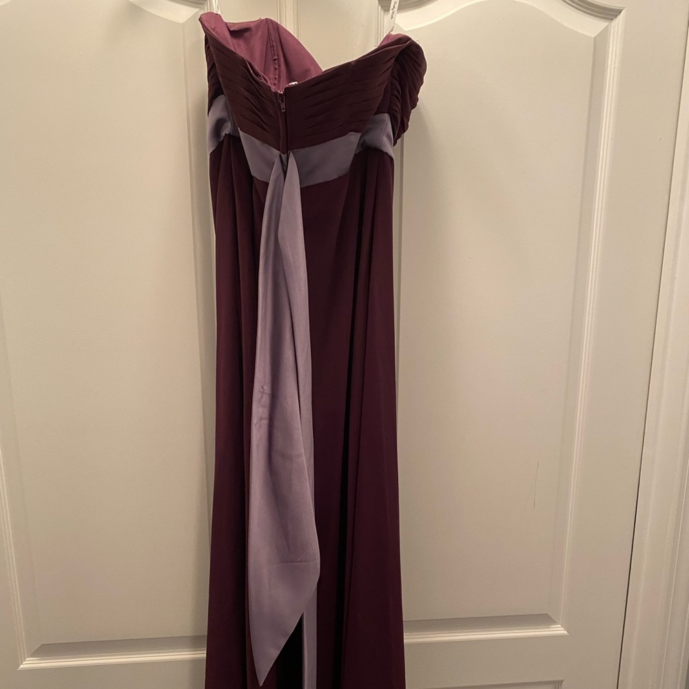 Prettymaid bridesmaid purple dress